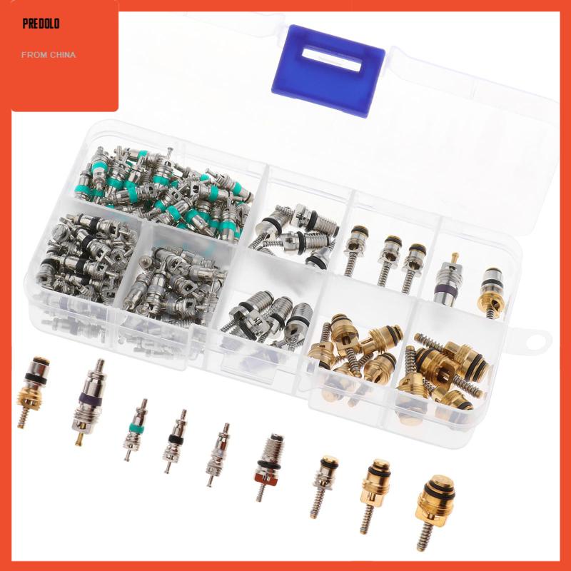 [Predolo] 134pcs A/C Mobil Auto Ac Core Assortment R134A Kotak