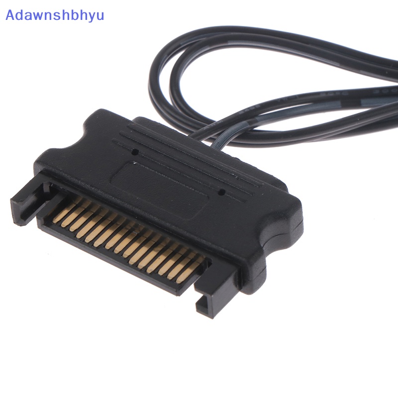 Adhyu ARGB Controller Perpanjang Kompatibilitas Lebar 3pin Ke SATA Pin Controller ID