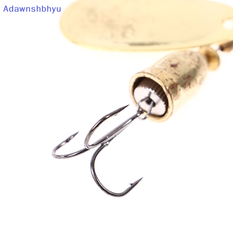 Adhyu Blade Rotag Spinner Metal Lure Kuningan Umpan Sendok Buatan Fishing Tackle ID