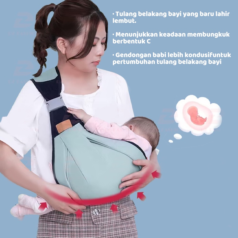 olla Gendongan Bayi 0-36 bulan gendongan bayi samping Kain/jaring Depan Gendongan Bayi 2in1 Gendongan anak Kaos Geos Selendang