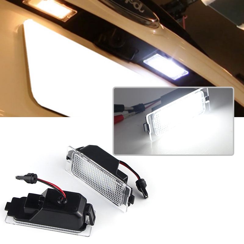 2pcs Untuk Ford Edge Escape Mercury Belakang Mobil Putih LED Plat Lampu Nomor Plat Lampu OEM# 7t4z-13550-a