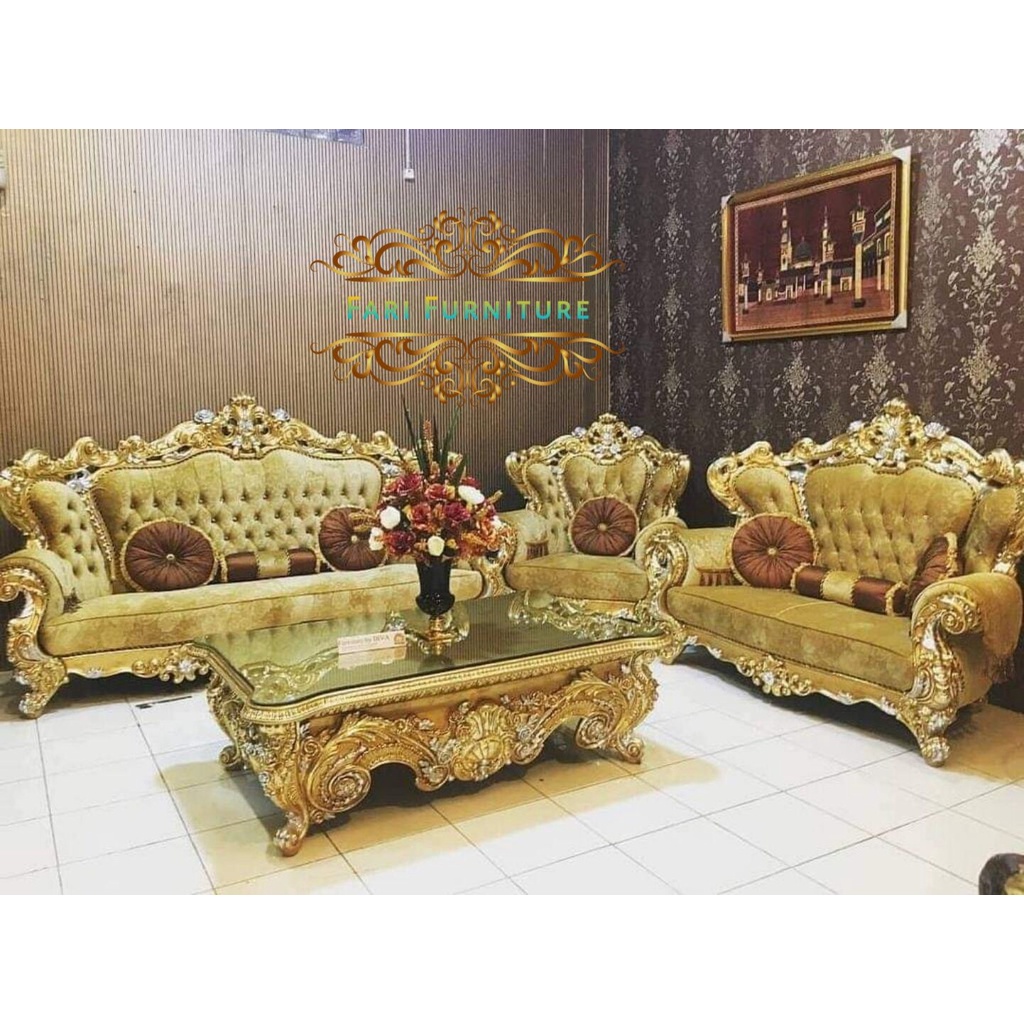 Kursi Sofa Custom Sultan Formasi 321 Furniture Jepara