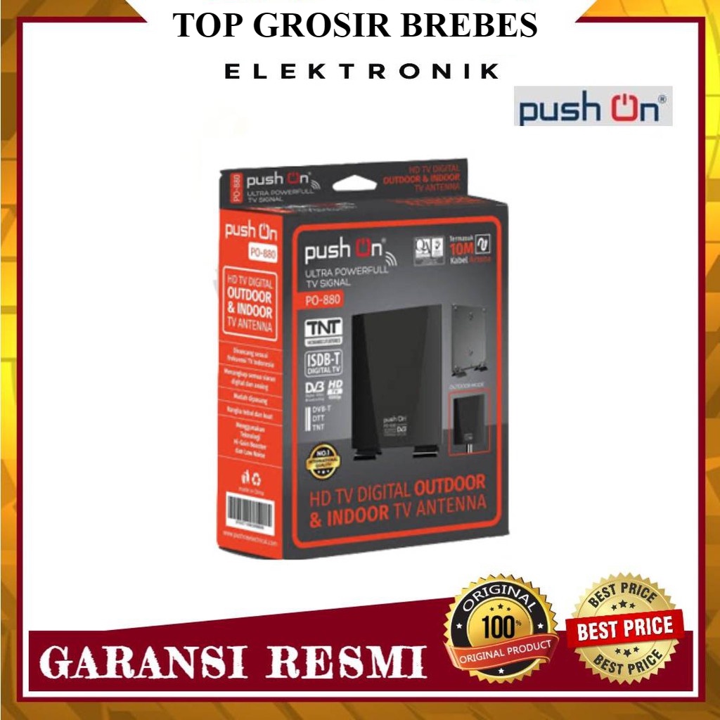 ANTENA DIGITAL PUSH ON INDOOR OUTDOOR