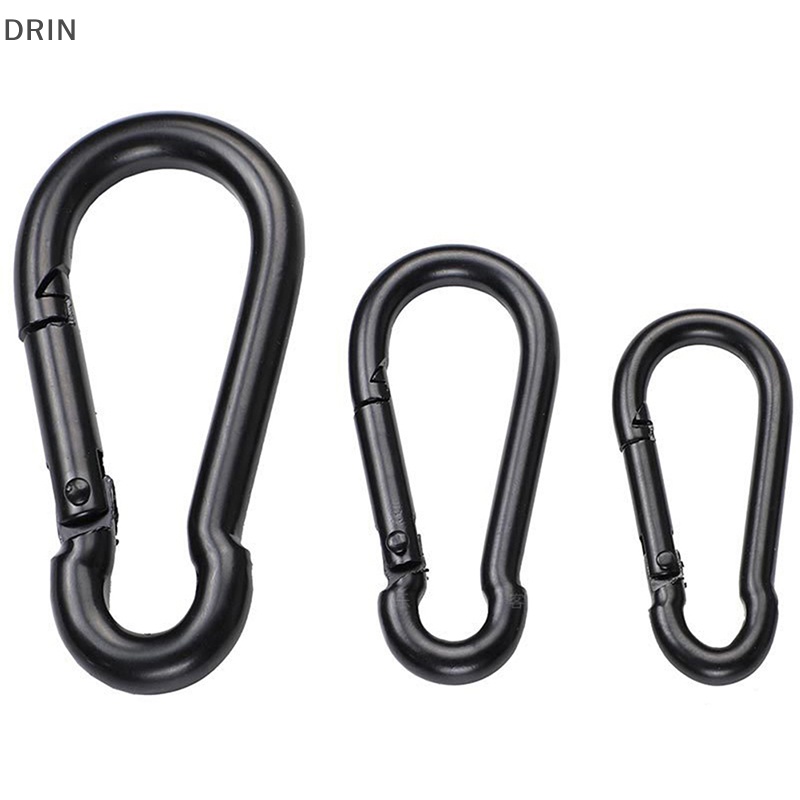 Dr Metal Gantungan Kunci Klip Kait D Carabiner Hooks Konektor Untuk Membuat Perhiasan Key Ring Temuan DIY Grosir vn