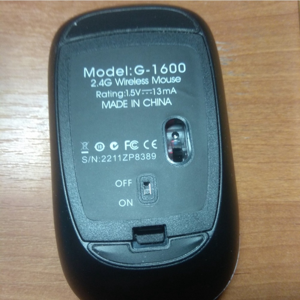 iMICE Mouse Wireless Optical Super Slim Silent 2.4GHz 1600DPI - G-1600