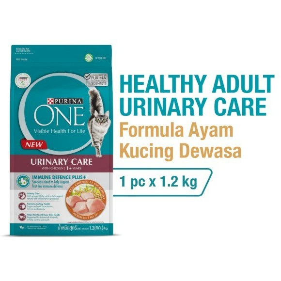 Purina ONE Healthy Urinary Chicken Makanan Kering Kucing Dewasa 400g