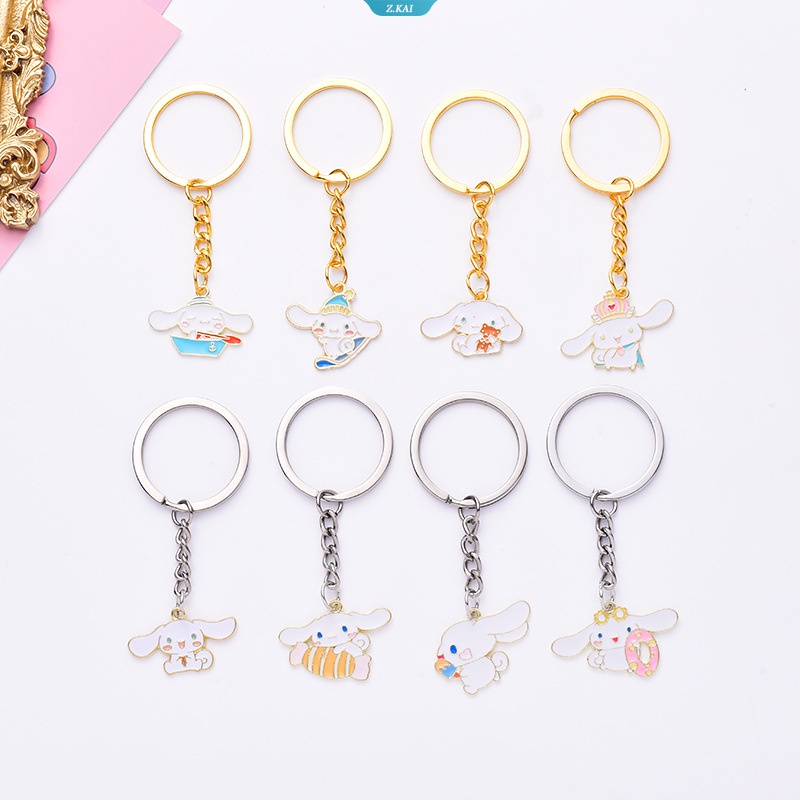 Kreatif Sanrio Seri Hewan Gantungan Kunci Akrilik Cinnamoroll Keychain Tas Liontin Aksesoris Mainan Anak Hadiah [ZK]