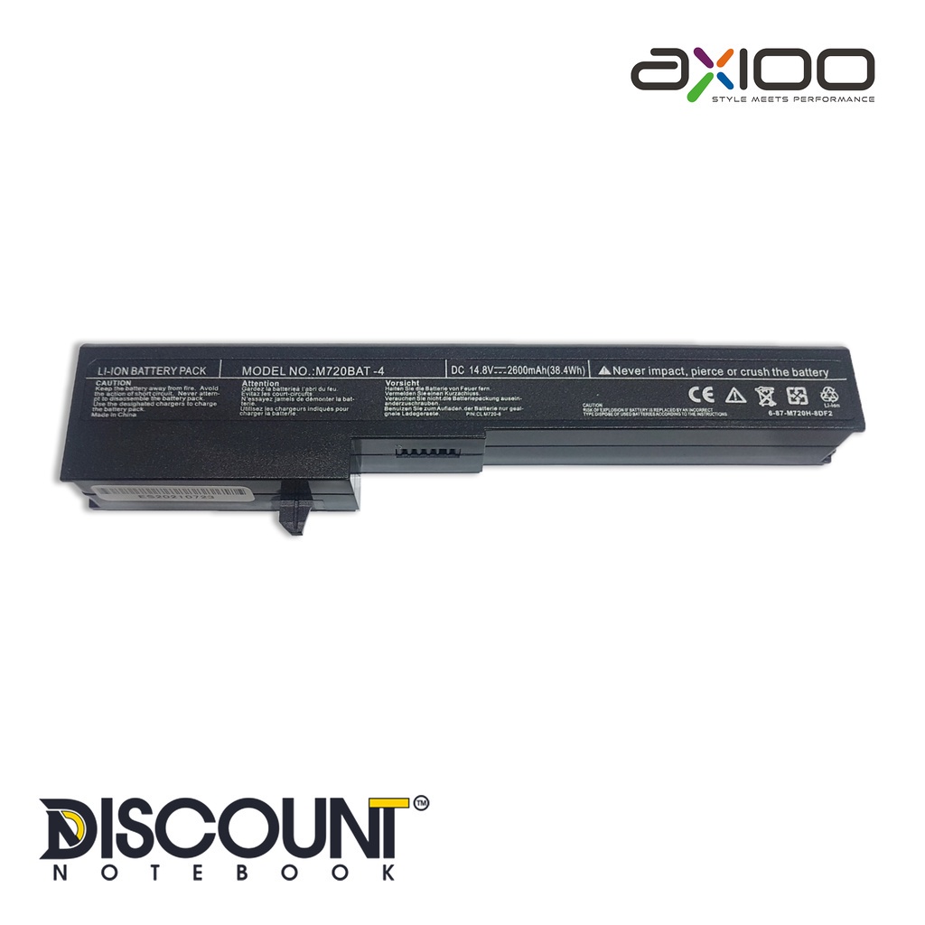 Battery Baterai Laptop Axioo MLC 12 Inch / M72X, M73X, M720, M72SR, M73SR (4 Cell)