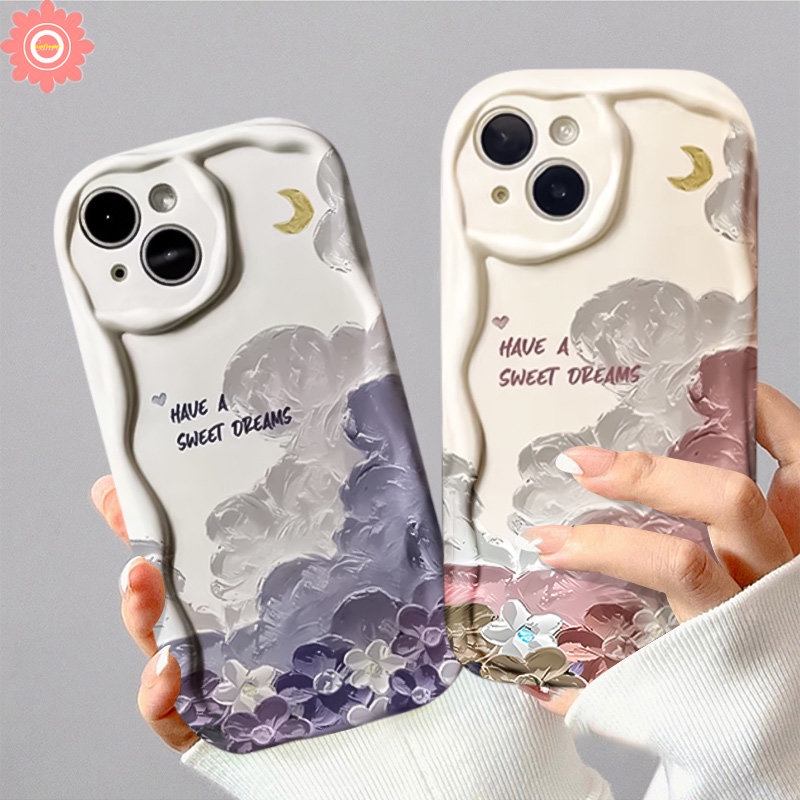 Fashion Retro Lukisan Cat Minyak Bunga Casing Soft Case Untuk Redmi Note11 12 11s 10s 10 Pro Max 10Pro Redmi A1 10A 10 9C NFC 9T 9 A2 10C 9A POCO M3 Lembut Tpu 3D Bergelombang Penutup Tepi Melengkung