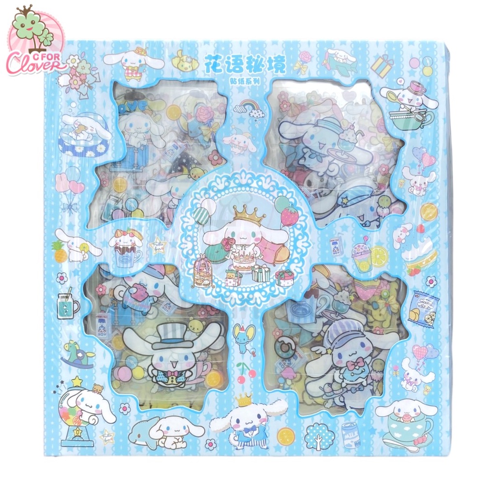 CUTE CHARACTER STICKERS SET ISI 100 stiker kawaii viral box lucu