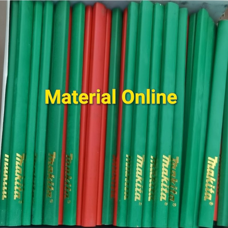 

Pensil Pinsil Potlot Kerja Kayu Tukang Bangunan Makita Stamvick Tebal Besar