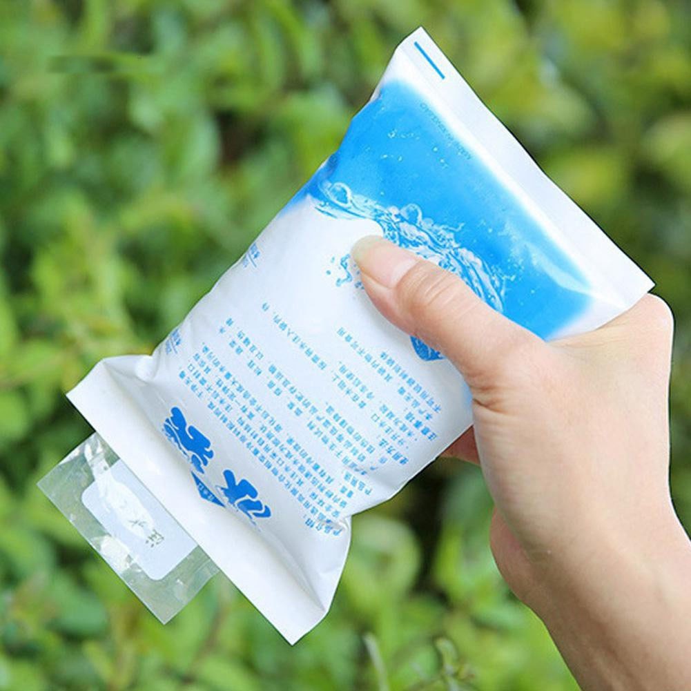 (NCS) Ice Gel Pack Gabag 200 ML Blue Cool Jelly Cooler bag Kantong Air Es Pendingin Lunch Bag Tas ASI Ice Gel 200ML