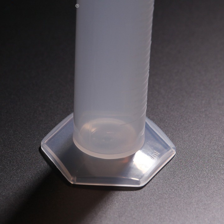 S279 Gelas ukur Tabung Ukur Laboratorium Measuring Cylinder Bahan Plastik 10ml/25ml/50ml/100ml/250ml Image 4