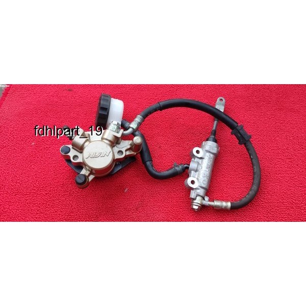 original master kaliper rem cakram belakang Suzuki Shogun 125  rr sp fl new robot