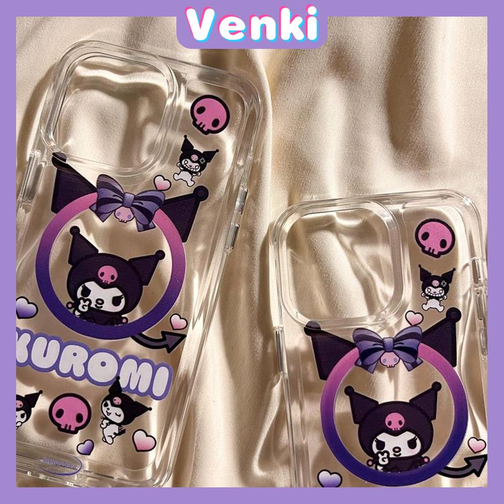 VENKI-Untuk iPhone 11 iPhone Case Bening Lubang Besar Space Case TPU Soft Shell Shockproof Protection Camera Karakter Kartun Lucu Kompatibel dengan iPhone 14 13 Pro max 12 Pro Max xr xs