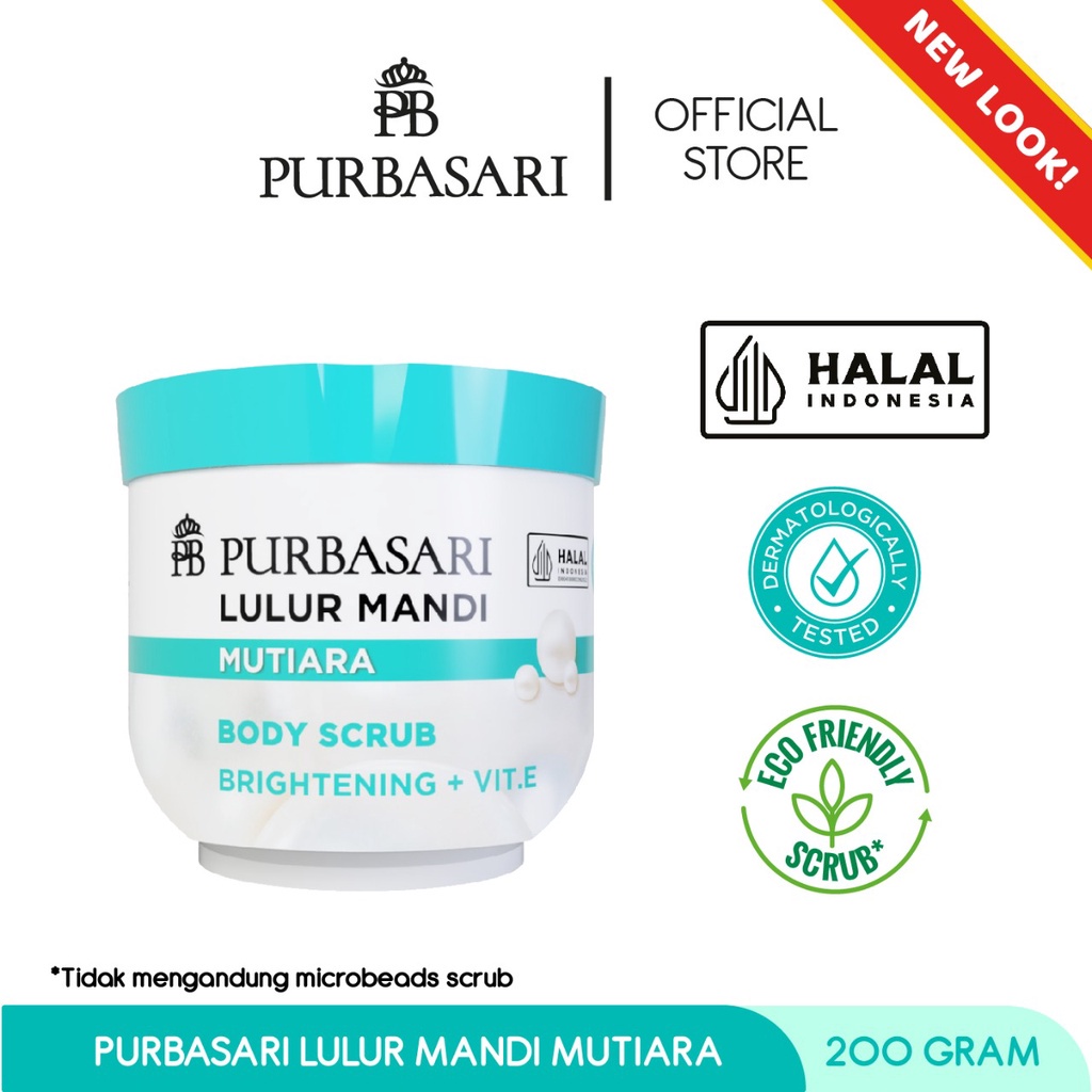 Purbasari Lulur Mandi 200gr / Body Scrub