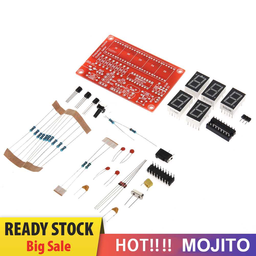 1hz-50mhz Crystal Oskilator Frequency Counter Meter 5digi Presisi Tinggi