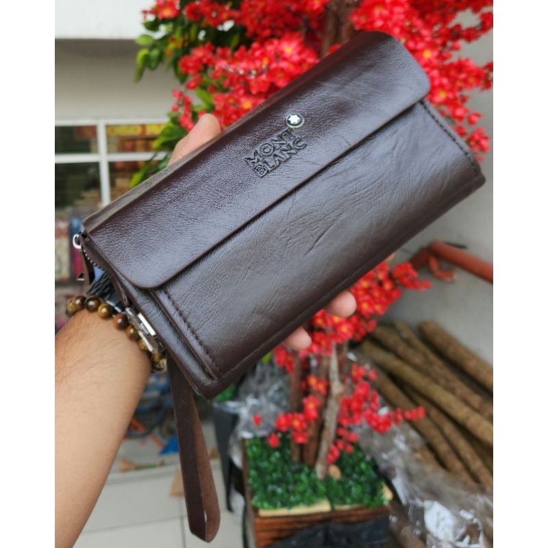 Handbag Clutch MB pria/Wanita Free Fena Import Kulit Quality LX_Store