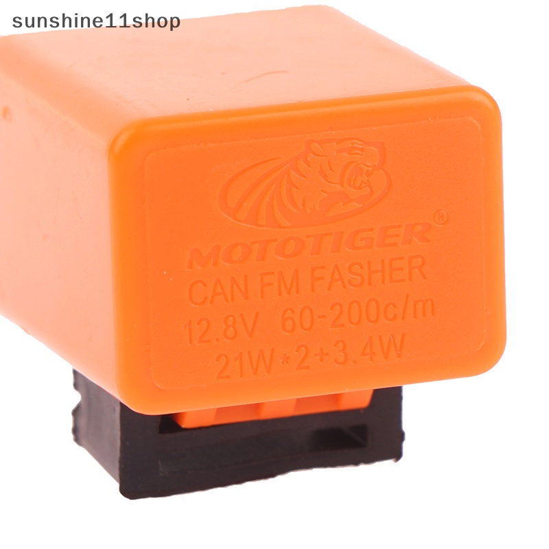 Sho 1Pc Relay Flasher LED 2pin 12V Adjustable Frekuensi Kedip Sein N