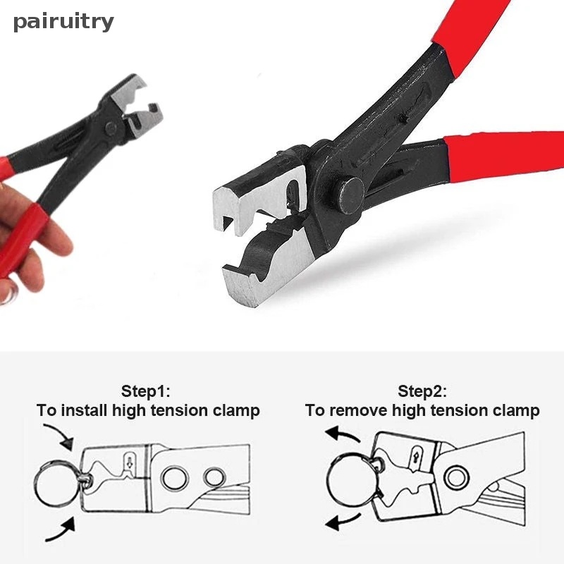 Tang Bundle Pipa Mobil PRT Selang Pipa Air Minyak Flat Band Ring Clamp Plier PRT