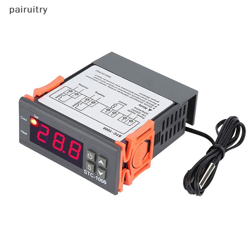 Prt LED Berkualitas Universal Digital STC-1000 Temperature Controller Thermostat DC12V DC24V AC110-220V Controller PRT