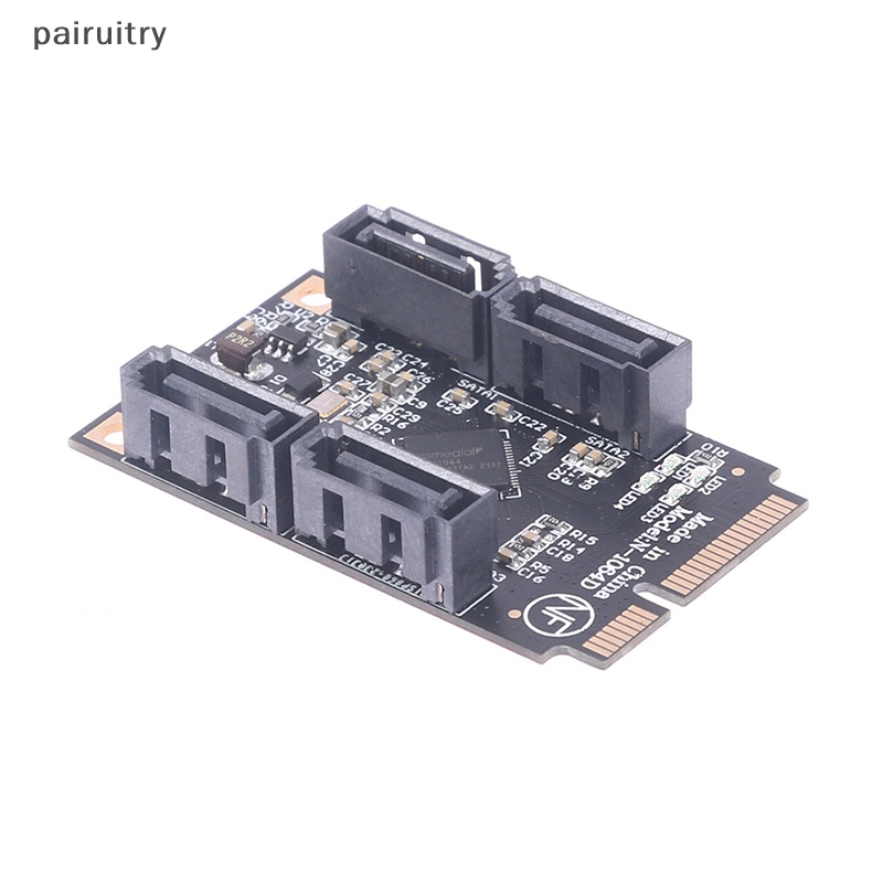 Prt Add On Kartu Mini PCI-E PCI Express Ke 4port SATA 3.0 Converter SSD HDD SATA3 PRT