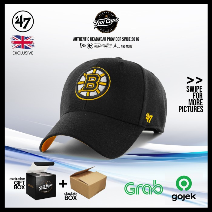 [ORIGINAL] Boston Bruins Ballpark MVP Cap | Topi 47
