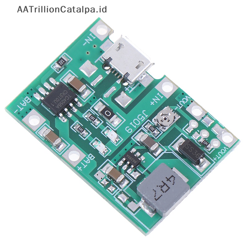 Aatrillioncatalpa li-Ion18650 3.7v 4.2v Papan charger dc-dc step up boost module ID