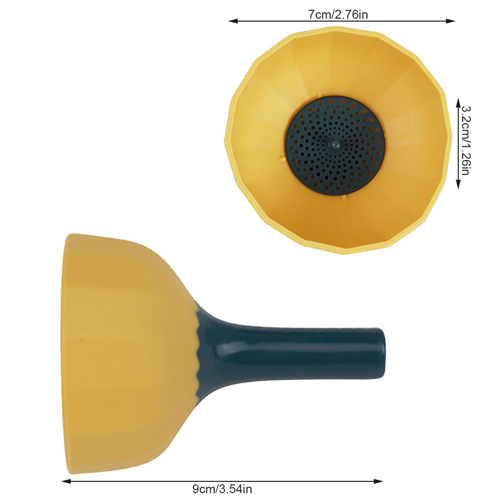 Corong Canning Fleksibel Portable Mulut Lebar Toples Makanan Reloading Isi Alat Dapur Draining Anti Percikan Aksesoris
