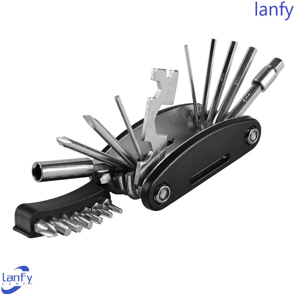 Lanfy Sepeda Alat Multi Fungsi Aksesoris Sepeda Lipat Repair Tools Obeng Hexagonal