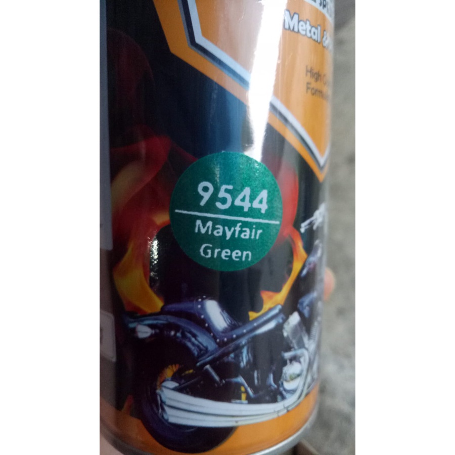 pilok pilox diton premium mayfair green 9544 400cc hijau metallic hijau gliter cat semprot diton premium