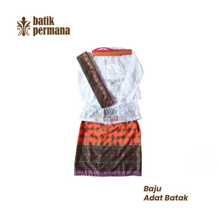 Baju adat batak anak perempuan usia TK dan SD - Adat Batak TK