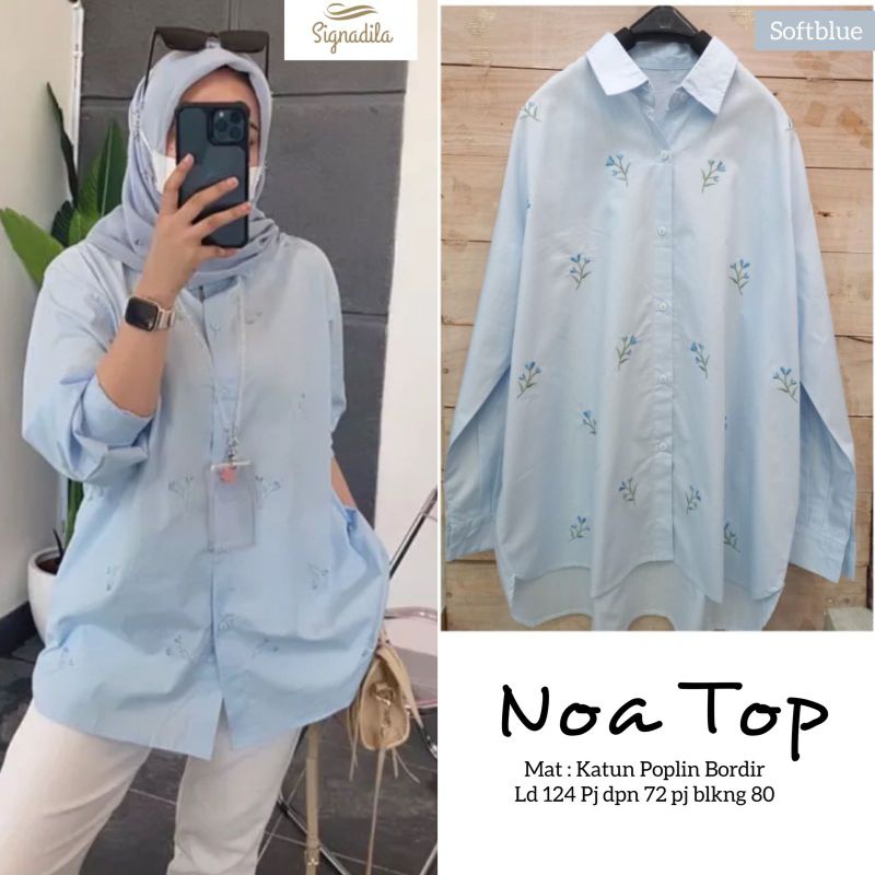 NOA TOP ORI SIGNADILA | Ld124 Katun Poplin Bordir