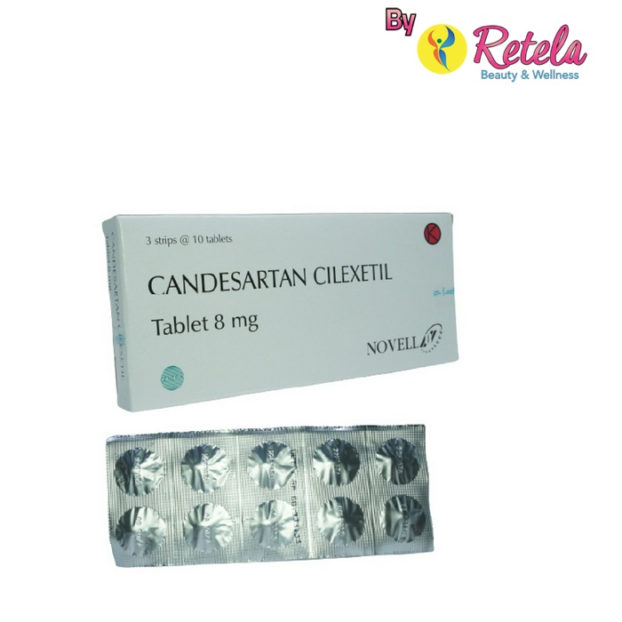 CANDESARTAN 8 MG 1 STRIP 10 TABLET