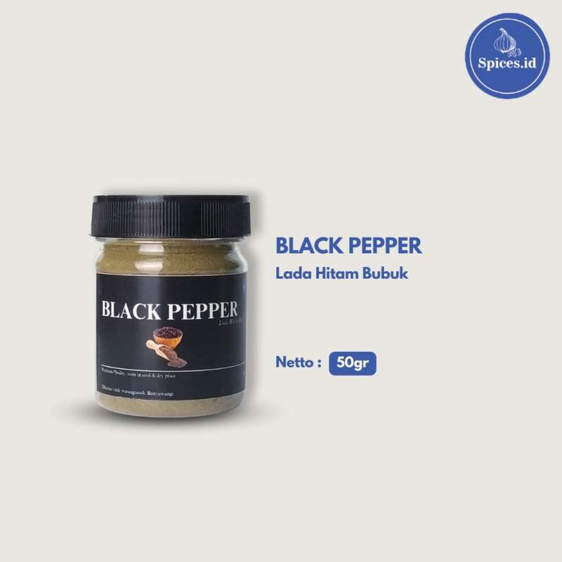 

MJM Bumbu Dapur Merica Lada Hitam Bubuk - Bubuk Blackpepper Powder - Premium Quality