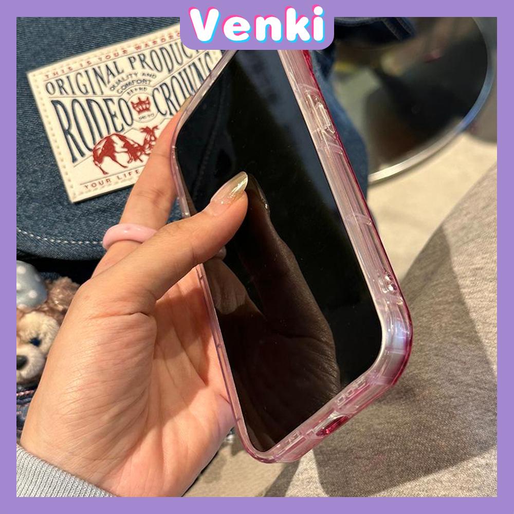 VENKI-Untuk iPhone 11 iPhone Case Laser Reflektif Bening Phone Case TPU Lembut Shockproof Airbag Phone Case Manis Keren Bintang kompatibel dengan iPhone 14 13 Pro max 12 Pro Max XR XR 7 8