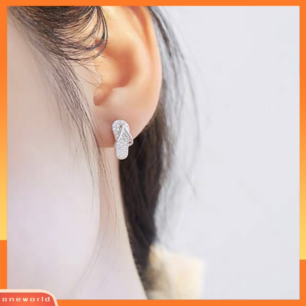 [WOD] Anting Kreatif Gaya Alloy Lucu Berbentuk Slop Wanita Ear Studs Untuk Wanita