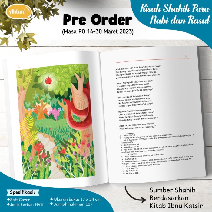 Kisah Shahih para Nabi dan Rasul karya Abunnada Penerbit Ahlan