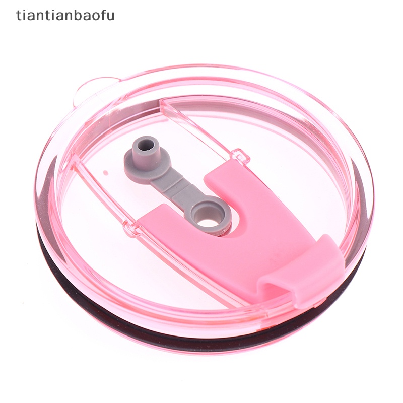 [tiantianbaofu] 30oz Sealing Bottle Cover Splash Spill Proof Tutup Plastik Polos Untuk Tumbler Cup Butik