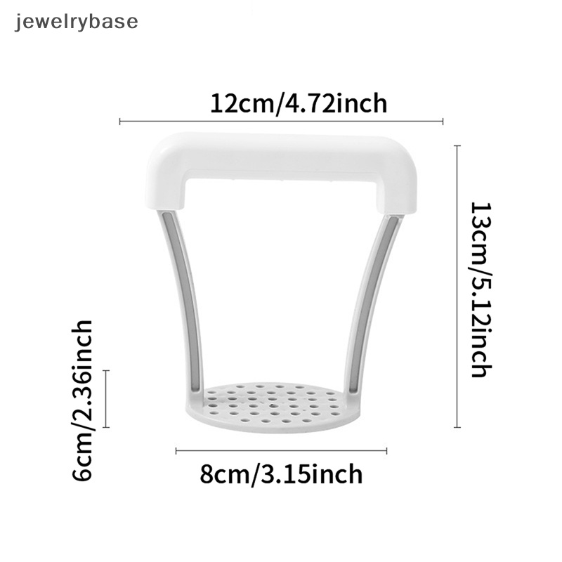 [jewelrybase] Kitchen Potato Masher Alat Penghancur Press Kentang Sayur Buah Plastik Butik