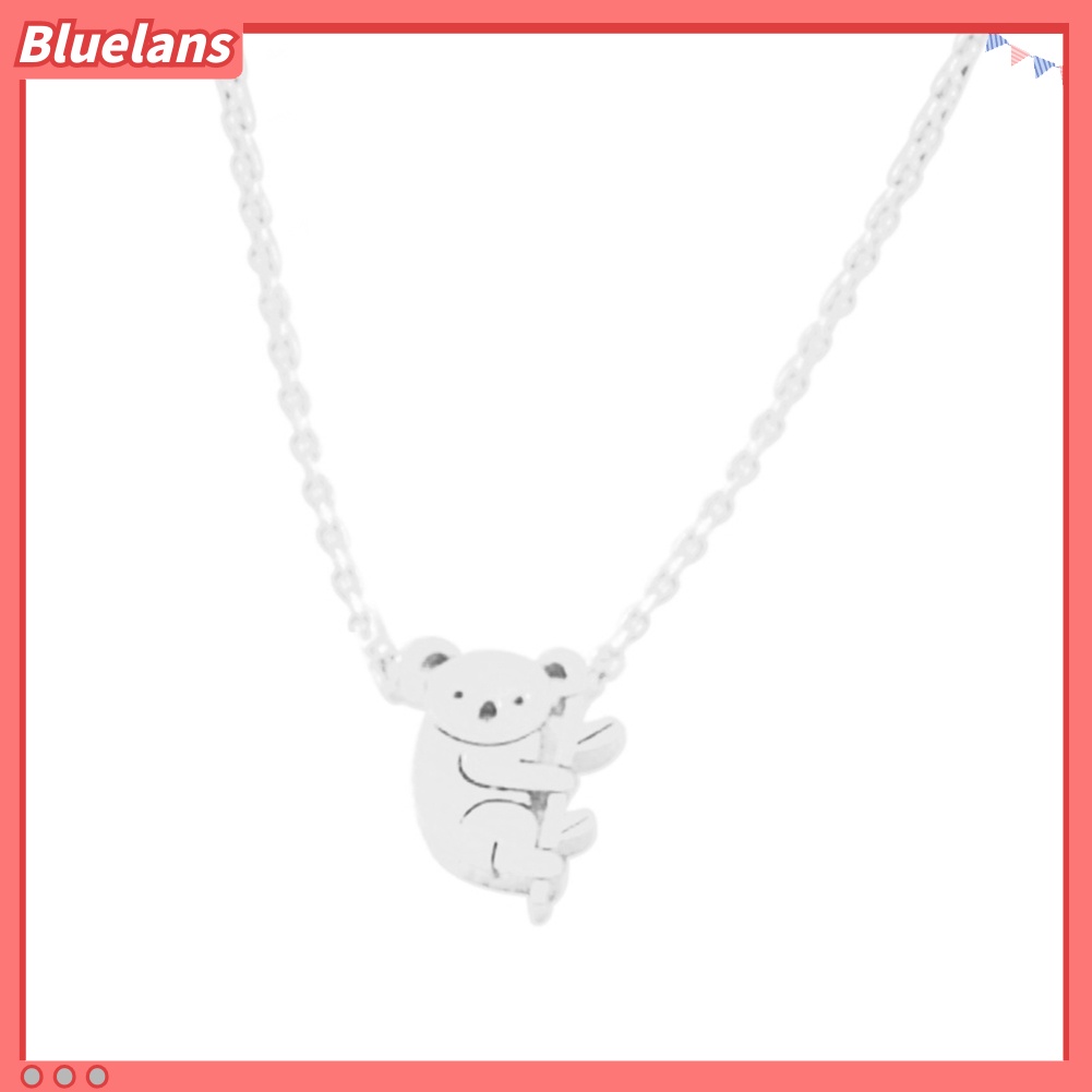 [BLS] Lucu Kartun Koala Beruang Hewan Liontin Fashion Wanita Rantai Kalung Perhiasan