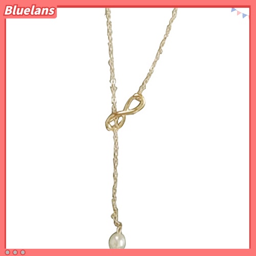 [BLS] Wanita Kecil Tak Terbatas Beruntung Nomor8 Tergantung Pesona Pengantin Pernikahan Kalung Perhiasan