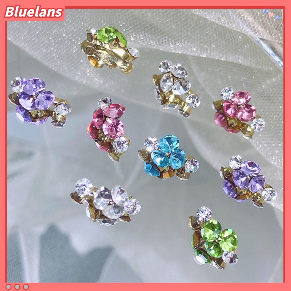 [BLM] Hiasan Nail Art Rhinestones Multiguna DIY Glittery 3D Manicure Craft Pile Rhinestones Untuk Anak Perempuan