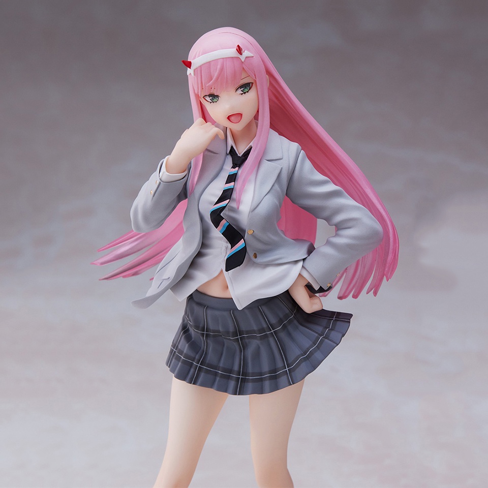 Darling in the FranXX Anime Figure02 ZERO TWO Kawaii Model Lucu Berdiri Baru 18CM PVC Statis Mainan Dekorasi Boneka