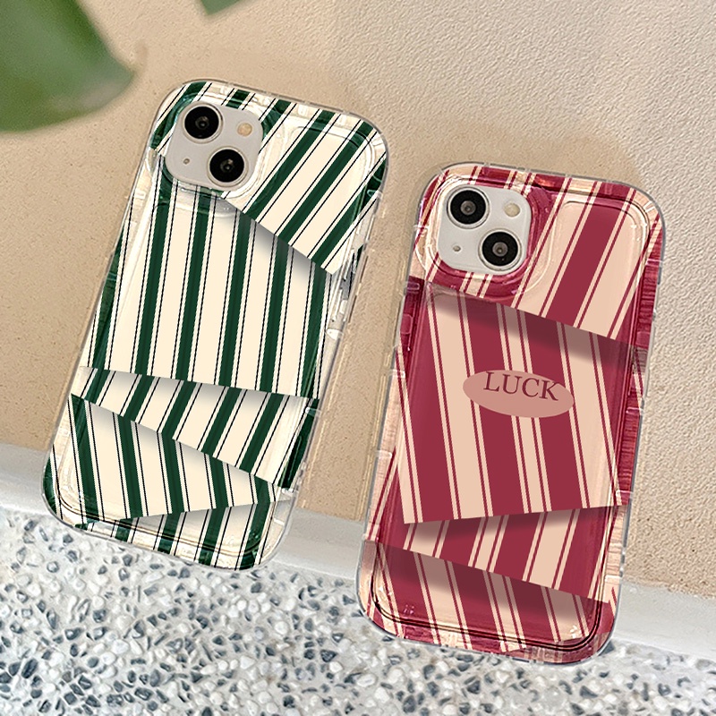 Vintage Stripe Case Untuk Samsung A12 A10 A10S A14 A13 A11 A31 EU A51 A52 A52S A50 A50S A30S A32 A33 A03 A22 A23 A71 A73 A02 A03 S22 S23 Plus Ultra FE Airbag Shockproof Cover