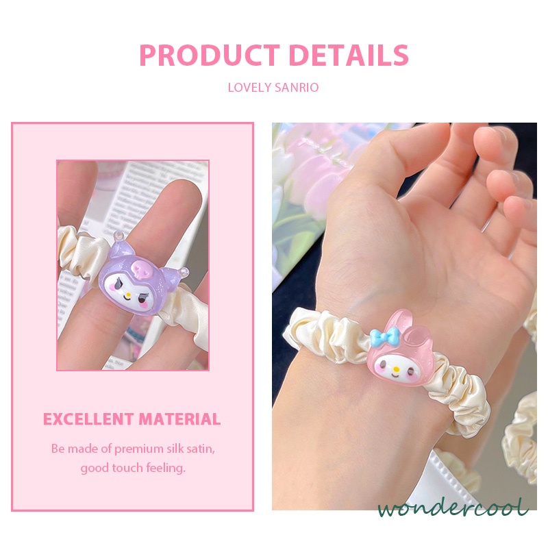 1 Pc Kunciran Karet Gelang Sanrio Kulomi Lucu-Won