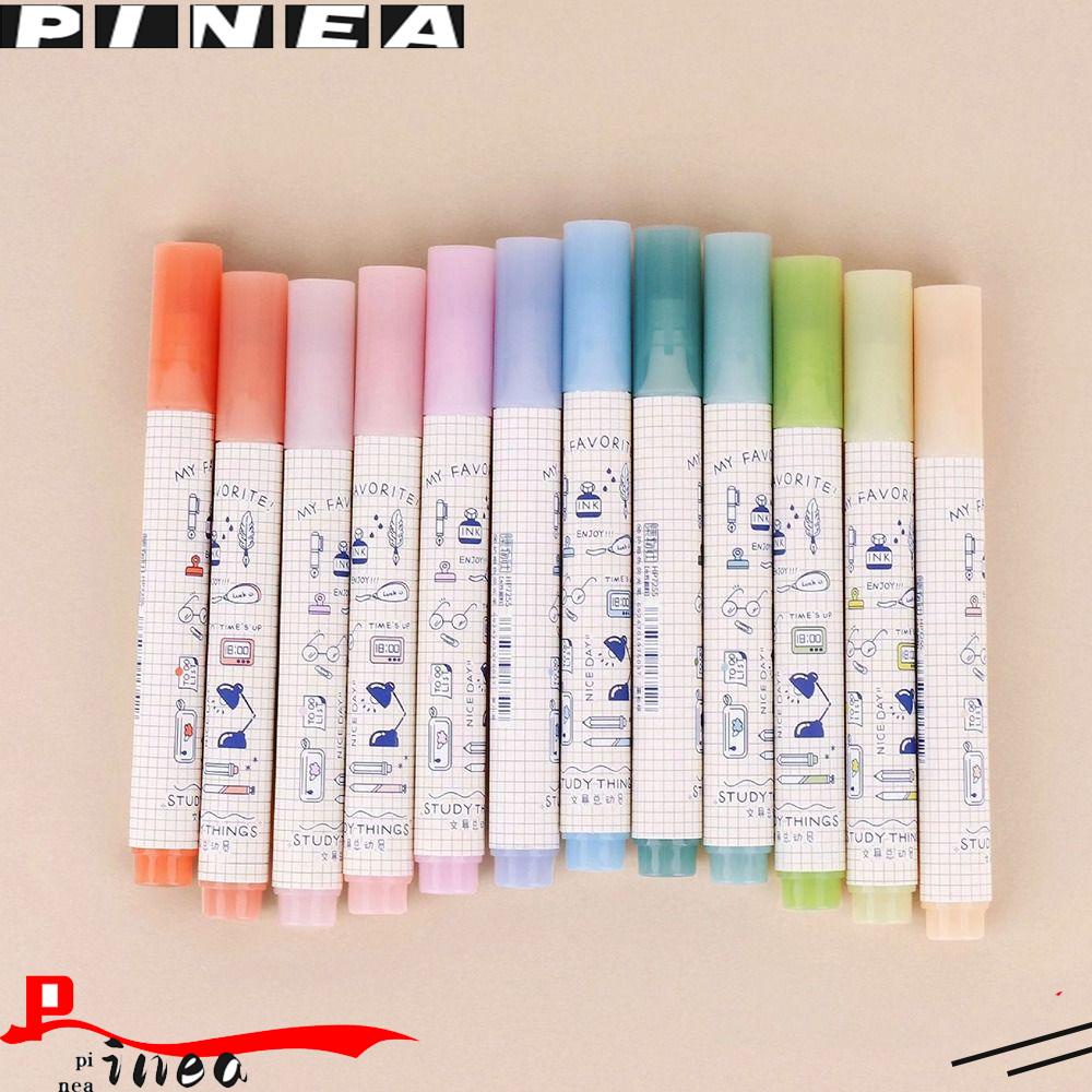 Nanas 6warna /Set Stabilo Pen Set Gambar Good-looking Alat Tulis Kreatif Alat Tulis Pena Warna