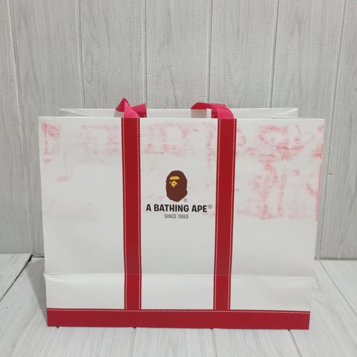 

[SC] paperbag bape medium authentic / paper bag bape original - 1