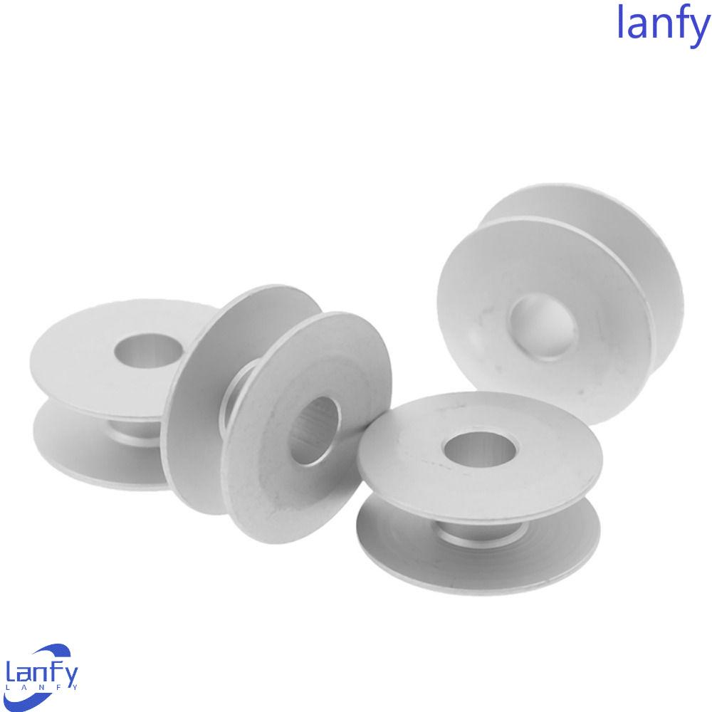 Lanfy Bobbins Universal Aluminium Suku Cadang Pengganti DIY Tepi Halus Untuk Aksesoris Jahit Mobil Datar