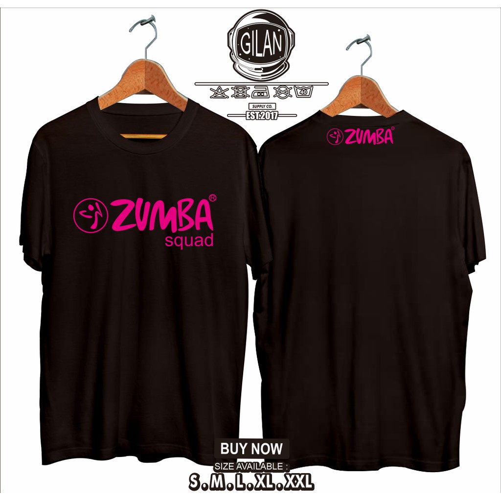 Kaos Baju ZUMBA SQUAD FITNESS Kaos Senam Sport Aerobic - Gilan Cloth